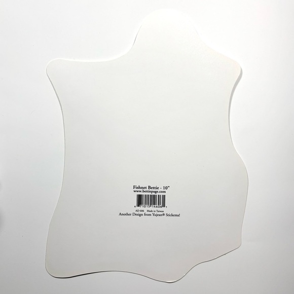 Collectors Vintage 2004 Fishnet Bettie Page 10” XL Vinyl Sticker - Picture 3 of 3